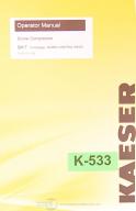 Kaeser-Kaeser SM T 9-5870-33 USE, Screw Compressor Operations Manual 2016-SM-SM T-01